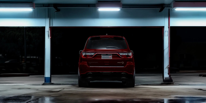2026 Red Dodge Durango parked